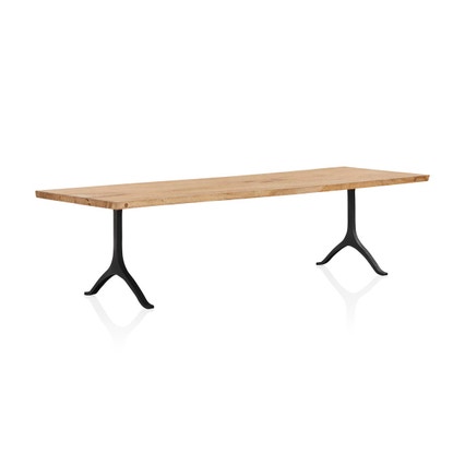 Madre Wishbone Live Edge Dining Table