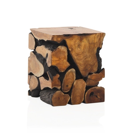 Cove Outdoor Teak Root Side Table