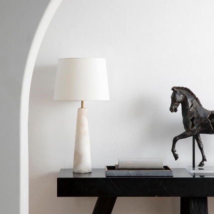 Fortune Alabaster Table Lamp