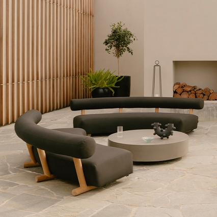 Navagio Outdoor Curved Sofa