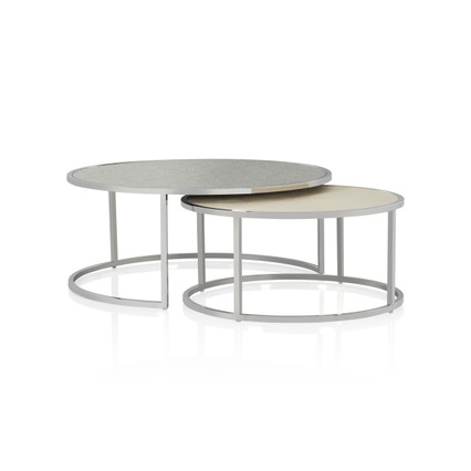 Knox Round Nesting Coffee Tables (set of 2)
