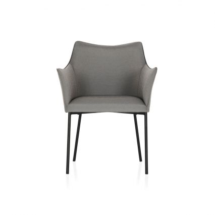 St James Outdoor Dining Chair  - light grey