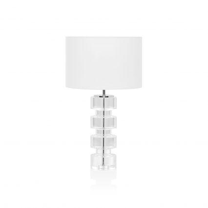 Carey Cylindrical Crystal Table Lamp