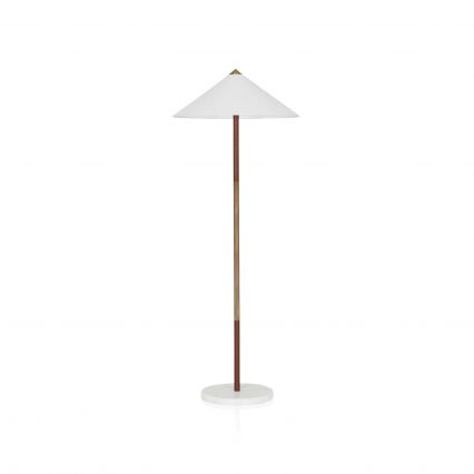 Tao Leather Floor Lamp